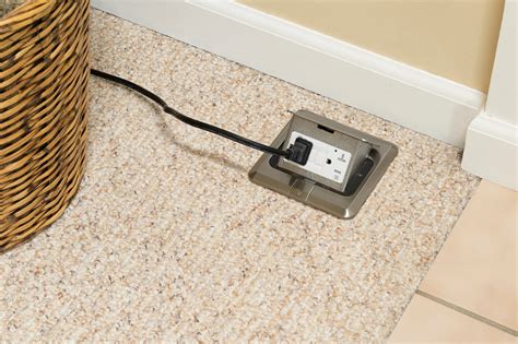 external electrical floor boxes|electrical outlets in floor residential.